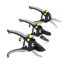 Jardineer 3PCS Pruning Shears Set for Gardening, Bypass Pruning Sci... Fast Ship