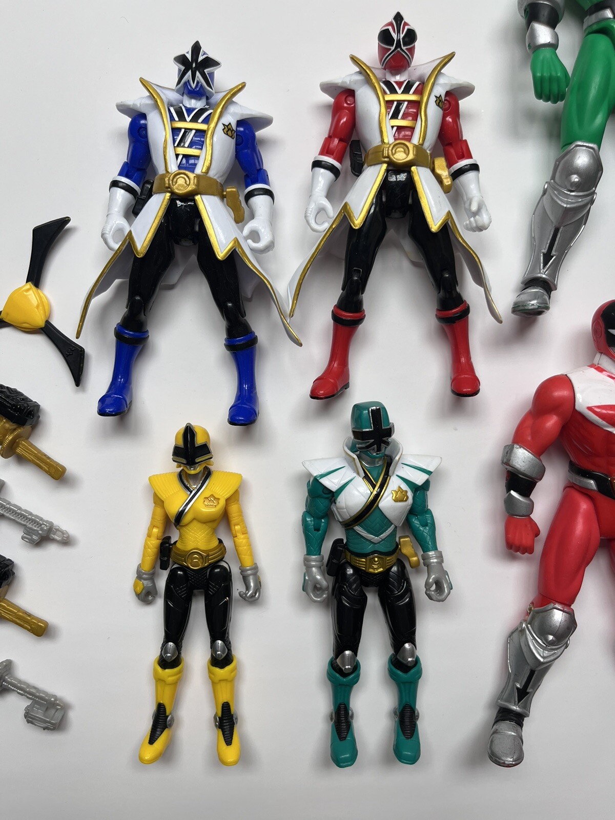 Power Rangers Action Figure Lot Power Rangers Samurai Time Force Action Figures