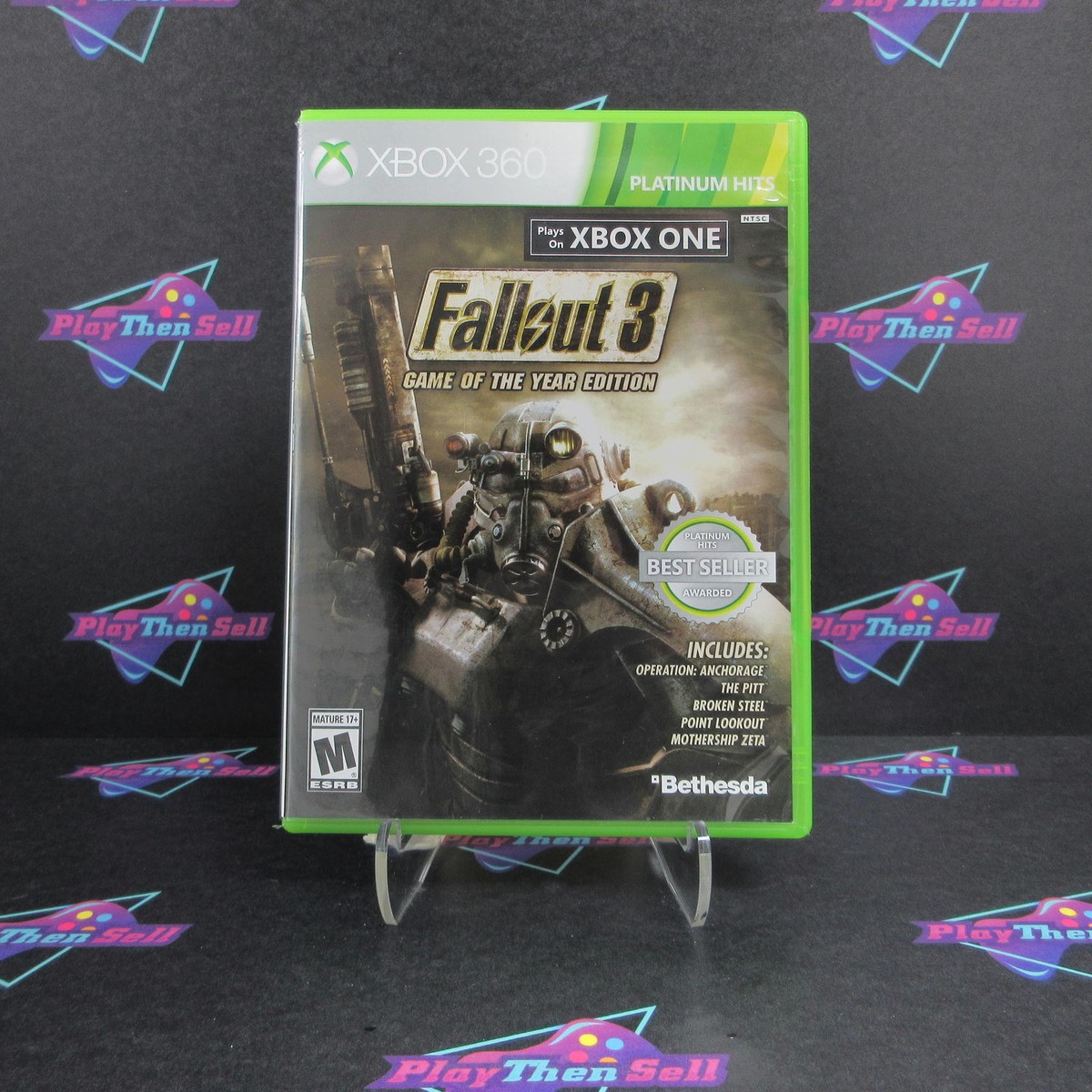 Fallout GOTY Xbox 360 Platinum Hits Complete CIB