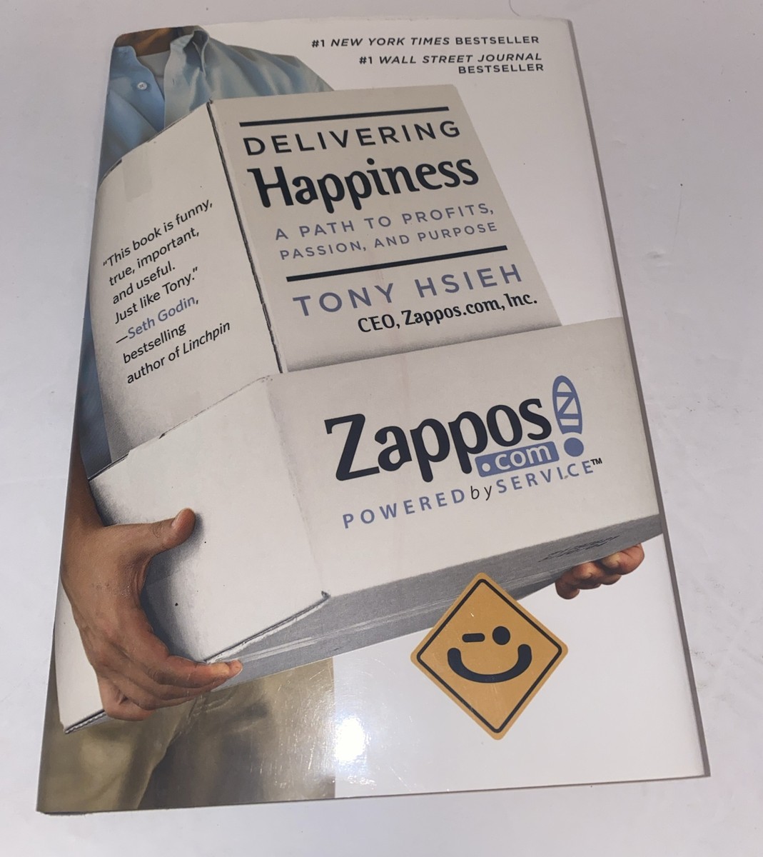 Delivering Happiness A Path to Profits Passion and Purpose Tony Hsieh  Zappos HC