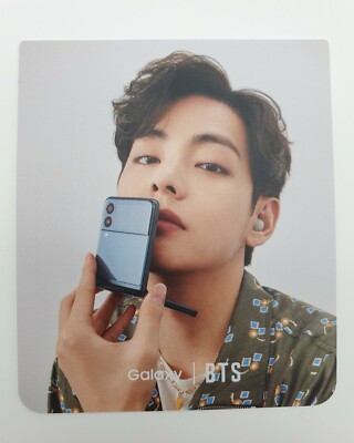 bts with final うちわ BTS SAMSUNG Galaxy Z Flip 3 Photo card RM JIN SUGA JHOPE