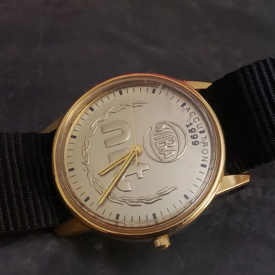 NCAA MIBA 1999 NIT Tournament Bulova Accutron Wrist Watch Player Coach Award - Image 2 of 4