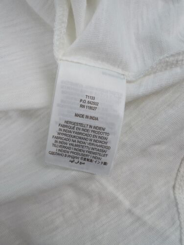 Boden Lace Inset Embroidered Jersey Blouse Womens US6 UK 10 White T1133 NWT - Picture 7 of 10