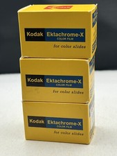 Kodak Ektachrome X Film For Color Slides EX135-20 New 3 Pcs Exp 1976