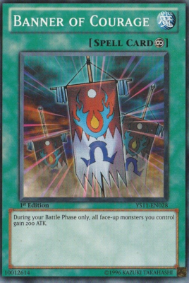 YUGIOH Banner of Courage Starter Deck: Dawn of the Xyz YS11-EN028 Com 1st Edi MP YUGIOH Banner of Courage Starter Deck: Dawn of the Xyz YS11-EN028 Com 1st Edi MP