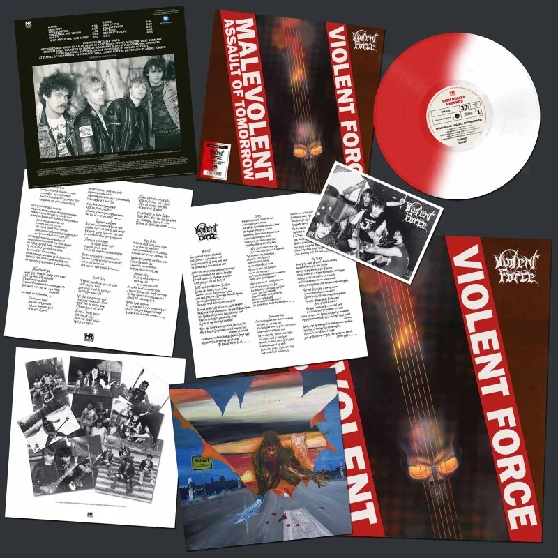 VIOLENT FORCE - Malevolent Assault of Tomorrow (LIM. 300 RED / WHITE BI-COLOR*GE