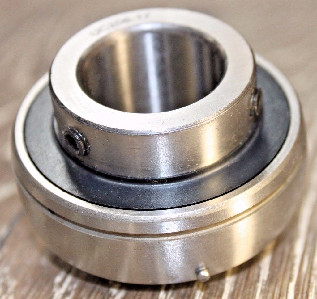 Premium UCX0516 Insert Bearing 1" Bore w/Set Screws Medium Duty Relube