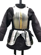 Medieval Knight Body Armor Breastplate Fluted Cuirass LARP
