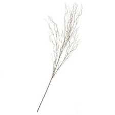 Factory Direct Craft Glitter Ice Brown Twig Spray