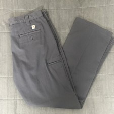 Carhartt B316 DKG Mens 36x34 Pants Dark Gray Blended Twill Workwear Double Knee