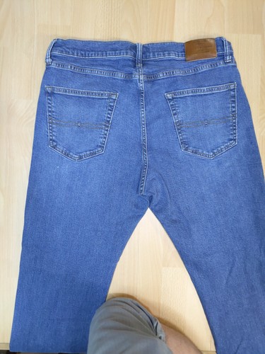 Lucky Brand Mens Jeans 36x30 410 Athletic Slim Blue Stretch Faded Whiskers - Picture 9 of 10