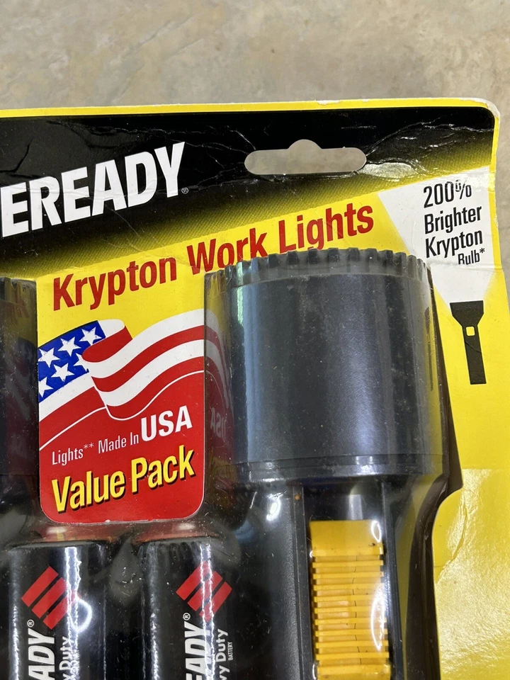 Pack de 2 linternas de trabajo Eveready Krypton. Nuevo Foto 2 de 4