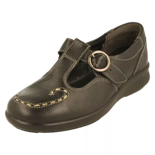 Easy B Jenny Ladies Lightweight Shock Absorbing Black Leather