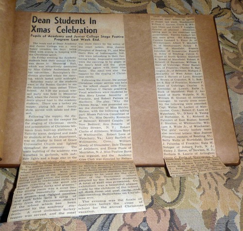 Dean College 1947 "School Days" Photo Scrapbook Album Franklin MA - Picture 17 of 19