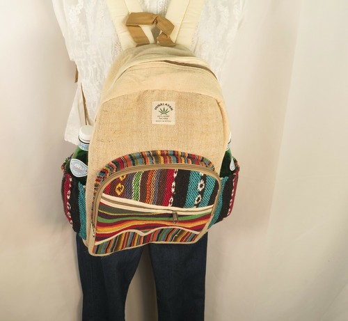 Hemp Backpack | Organic |THC Free | Eco Friendly | Free of Toxic Chemicals |L ॐ - Picture 6 of 8