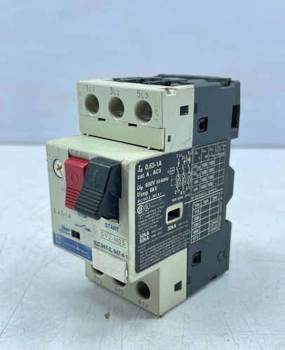 Telemecanique GV2 M05 0,63-1A Interruttore di circuito motore 3 poli 690V 50/60Hz Uimp 6kV - Foto 12 di 13