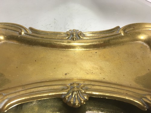 Antique Victorian Art Nouveau Trinket Tray Tip Coin Ring jewelry Pin Tray - Picture 8 of 10
