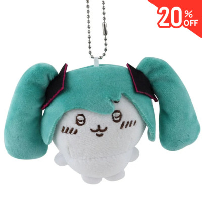 Chiikawa Fit Hatsune Miku Fufu Kawai Plush Doll Toy Cute Self-deprecating Bear S