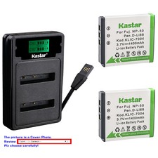 Kastar Battery LZD2 Charger for Fujifilm NP-50 BC-50 Fuji FinePix F600EXR Camera