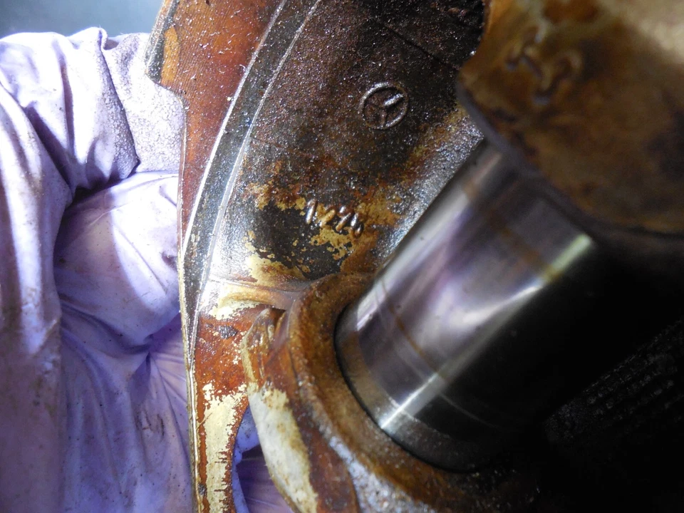 Anillo de barril de pistón motor 96.505 098054 86-1991 Mercedes Benz R107 560SEL 560SL Foto 3 de 4