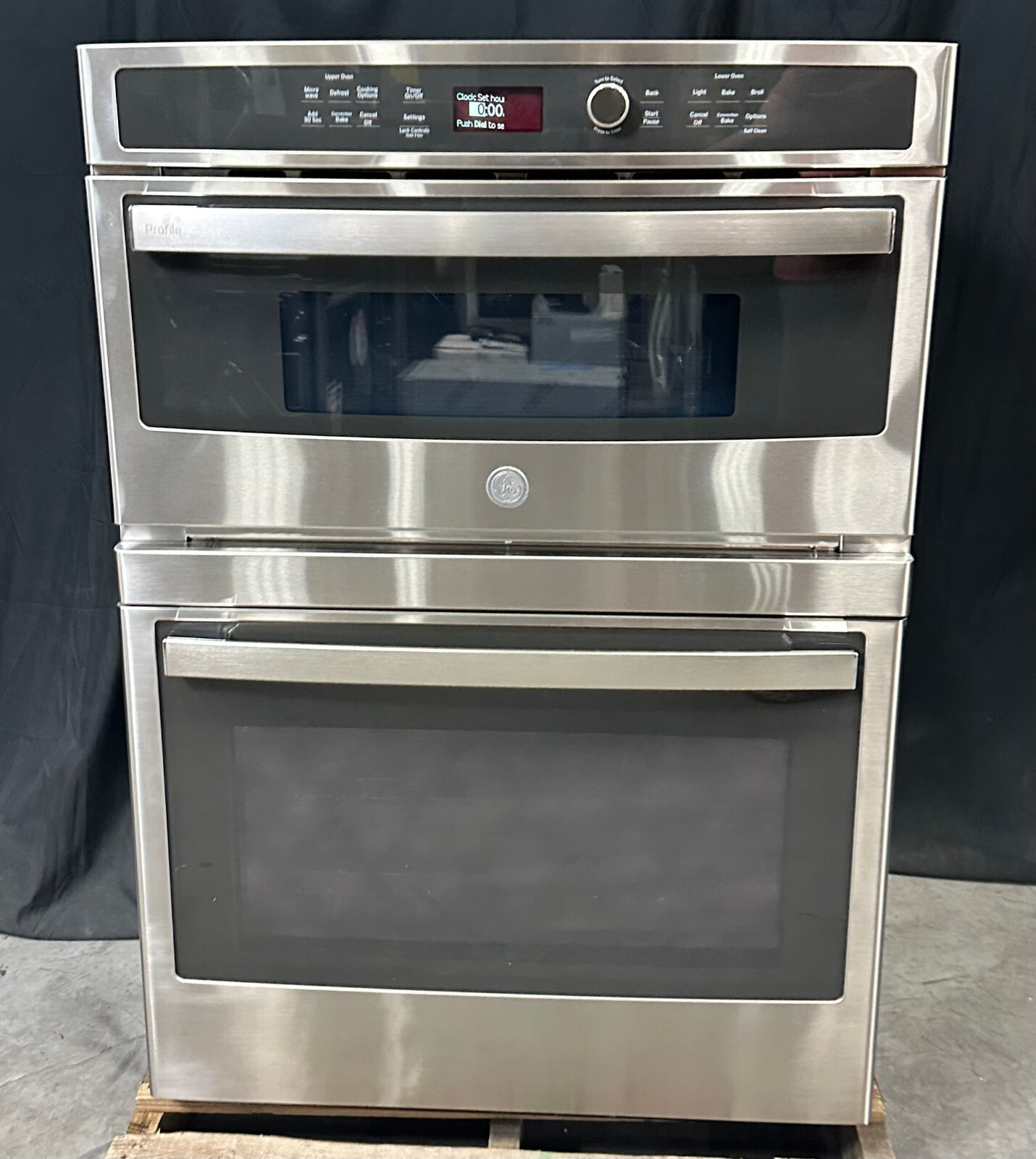 GE Profile PT7800SHSS 30" Combination Wall Oven with True European