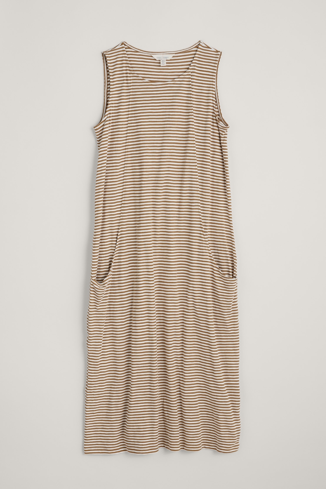 Seasalt Women's Dress brown Halldrine Jersey Dress Regular Canvas