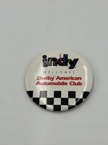 Shelby American Automobile Club Pin Welcomes indy Mustang Collectible Vintage