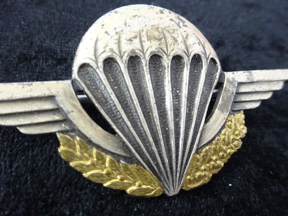 A18-16) Original Fallschirmjäger Springer Abzeichen Fremdenlegion Frankreich alt - Bild 2 von 4