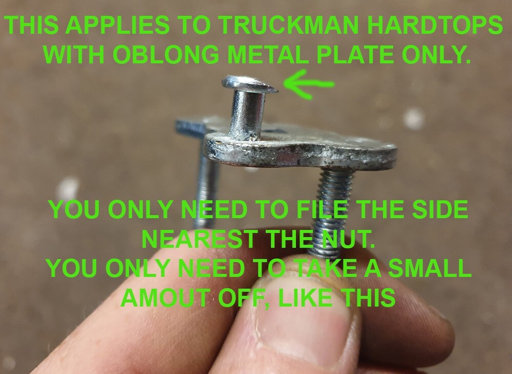 Hardtop Canopy Truckman Hard Top Handle SJS Avenger Top Aeroklas