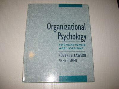 Organizational Psychology: Foundations and Applications von Robert Lawson und...