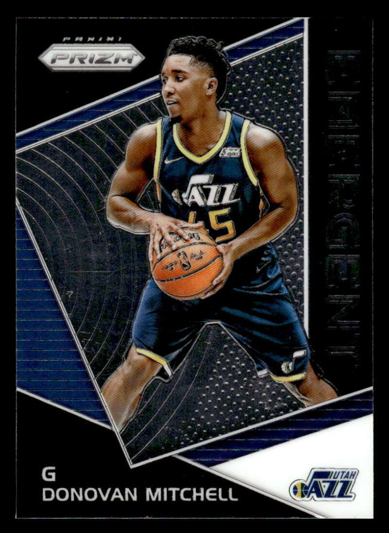2017-18 Panini Prizm Donovan Mitchell Emergent RC Rookie #EM-DON Jazz JX2832