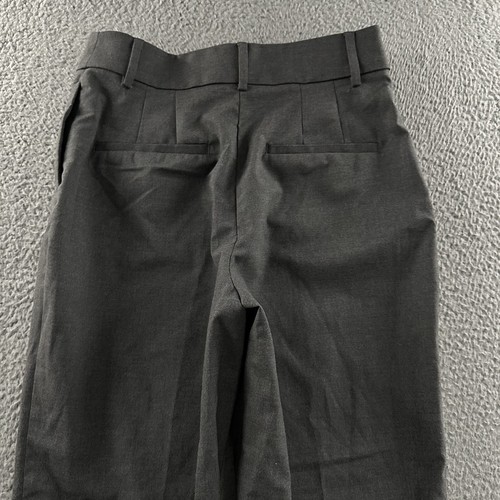 H&M Womens Pants Gray Size 4 Dress Pant Career Office Straight Polyester Blend - Picture 13 of 18