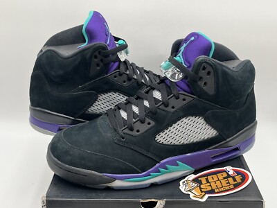 New Air Jordan 5 Black Grape 2013 Size 11.5 Rare Retro