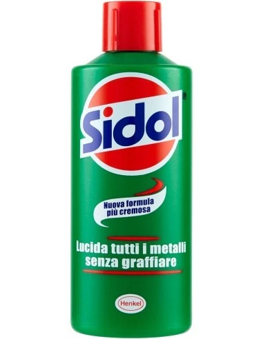 HENKEL Sidol Lucidante Metalli Ottone Rame Acciaio [Modello: Sidol Lucidante Metalli -