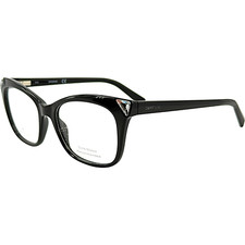 UPC 889214000095 product image for Swarovski SK5292 Womens Plastic Eyeglass Frame 001 Shiny Black 52-17 | upcitemdb.com