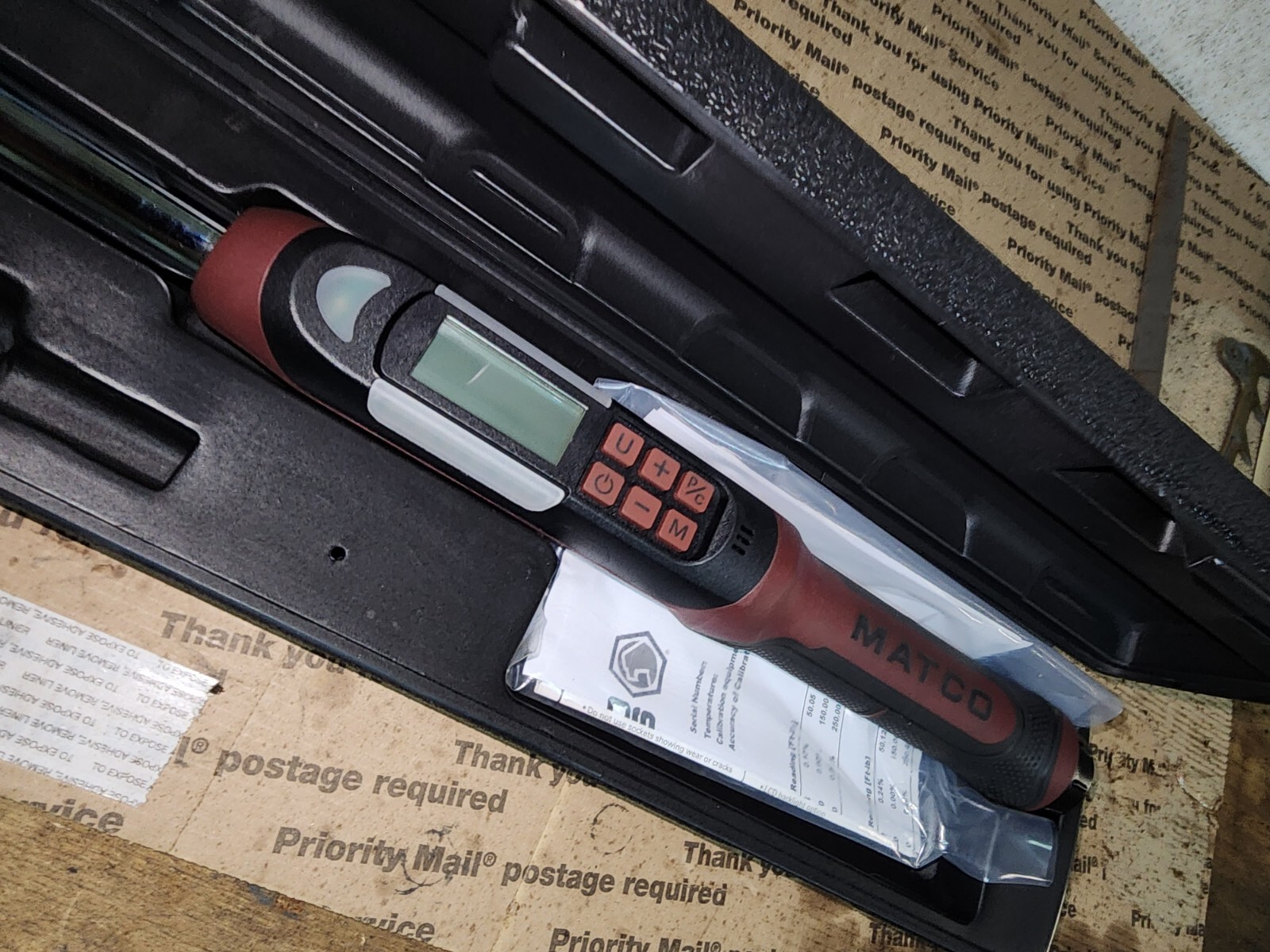 Matco ETWC250FKA 1/2" Flex Head Digital Electronic Torque Wrench eBay