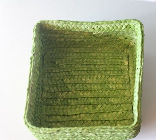 Vintage Style Fiesta Rattan Condiments Cutlery Storage Holder Basket - Picture 12 of 12