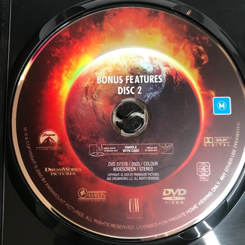 War Of The Worlds ( Tom Cruise ) 2 DVD Disc Special Edition Platinum Collection - Picture 5 of 5