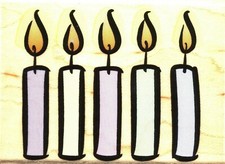 Hero Arts  BOLD BIRTHDAY CAKE  Wood Mounted Rubber Stamp Party Celebration