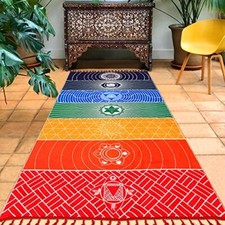 Chakra Yoga Mat Meditation Rug Beach Towels Sunscreen Shawl Spiritual Reiki Chak