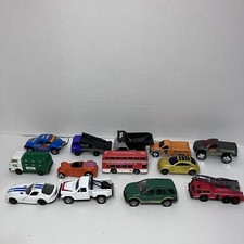 Lot Of 13 Mixed Hot Wheels, Maisto Tonka Trucks, Matchbox Cars Various Years