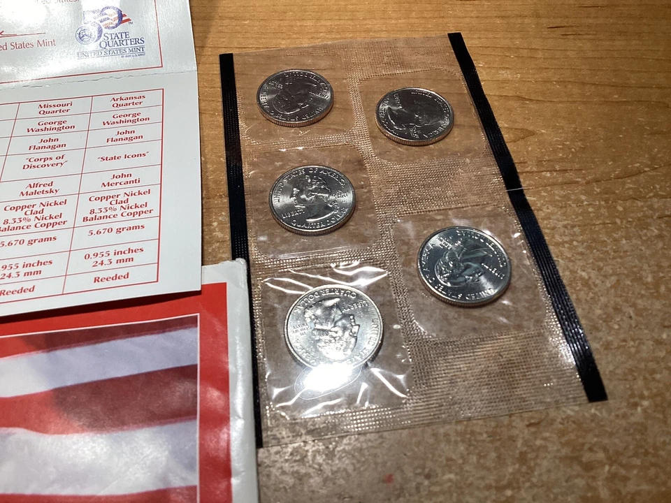 2003 P&D US Mint Set Uncirculated Set in Original Packaging and COA 060723 87 - Image 2 of 4