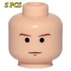 5 PCS LEGO PARTS Minifigure Head 3626ps2 LightNougat
