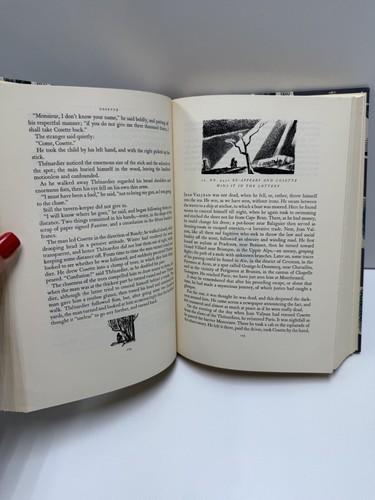 Les Miserables a Novel by Victor Hugo - Heritage Press - 1938 - Picture 18 of 19