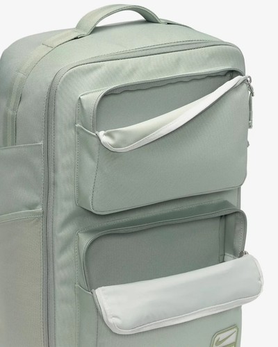 Nike 27L Utility Speed Backpack Gym Bag Travel Jade Horizon Oil Green FN4106 370 - Picture 8 of 13