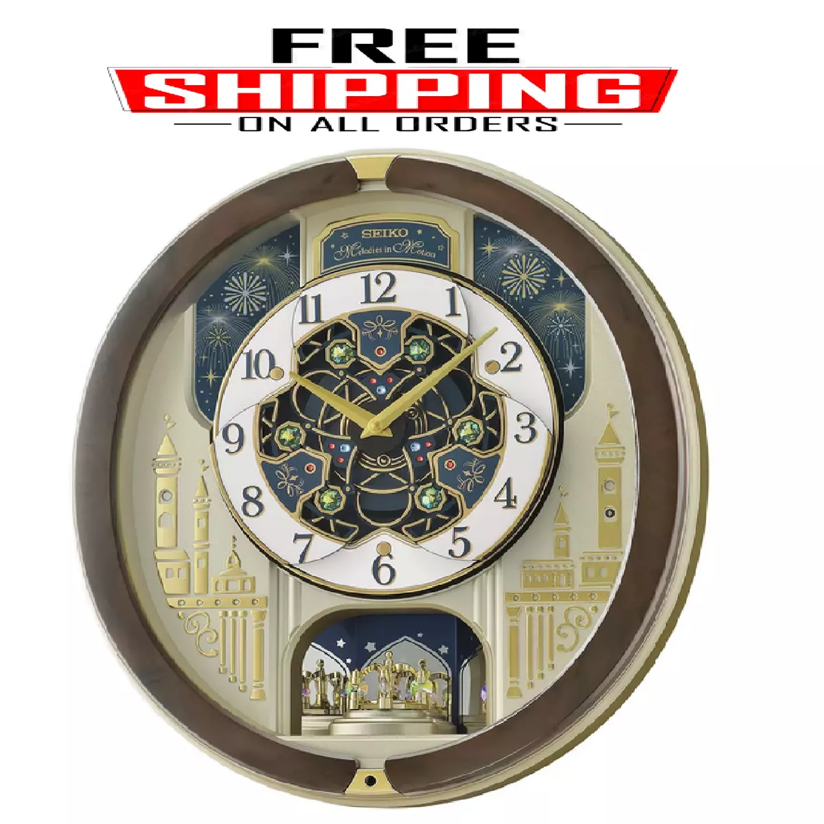 Musical wall clock seiko melodies in motion sales