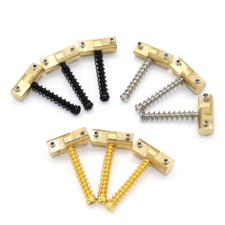 3Pcs Vintage Compensated Brass Saddles with wrench for FD Telecaster Tele Guitar