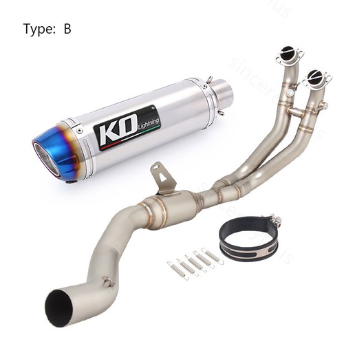For Aprilia RS660 TUONO660 2021-2025 Motorcycle Exhaust System Pipe Muffler Tips - Picture 3 of 11