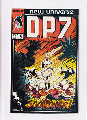 Marvel D.P.7 No.6 Displaced Paranormals New Universe 1987 Englisch Bag/Board