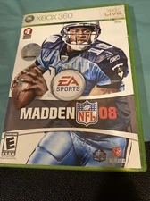 Madden NFL 08 Xbox 360 Includes Case, Game And Manual! LN
